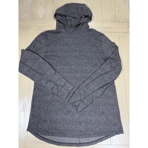 Lululemon Hoodie Medium Gray Lightweight Performance Pullover Athletic Layering